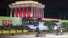 Lần đầu tiên các lực lượng tham gia A80 tổng hợp luyện tại Quảng trường Ba Đình