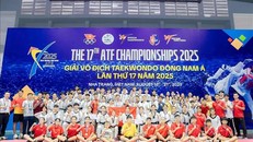 Việt Nam nhất toàn đoàn tại Giải vô địch Taekwondo Đông Nam Á 2025