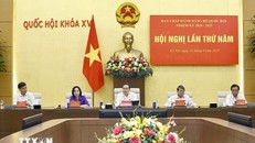 Chủ tịch Quốc hội Trần Thanh Mẫn phát biểu. Ảnh: Doãn Tấn/TTXVN.