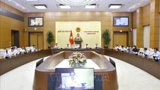 Chủ tịch Quốc hội Trần Thanh Mẫn phát biểu. Ảnh: Doãn Tấn/TTXVN.