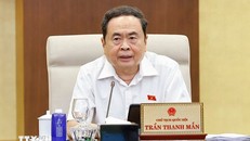 Chủ tịch Quốc hội Trần Thanh Mẫn phát biểu. Ảnh: Doãn Tấn/TTXVN