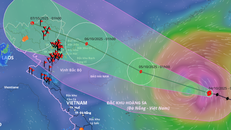 Trung Quốc ban bố cảnh báo Cam về bão Matmo