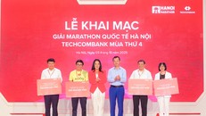 Khai mạc giải Marathon Quốc tế Hà Nội Techcombank mùa thứ 4: Giải chạy biểu trưng của Thủ đô, kết nối cộng đồng, tôn vinh giá trị di sản – văn hóa