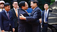 Thủ tướng Phạm Minh Chính hội kiến Tổng Bí thư, Chủ tịch nước Lào Thongloun Sisoulith