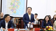 Chủ tịch Điều hành Tập đoàn T&T Group Đỗ Quang Hiển phát biểu tại buổi làm việc 