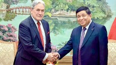 Phó Thủ tướng Chính phủ Nguyễn Chí Dũng tiếp Bộ trưởng Ngoại giao New Zealand Winston Peters