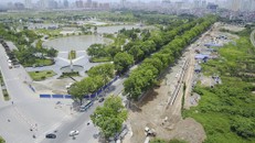 Hà Nội: Đường nghìn tỷ khác lạ sau 1 năm 'khai tử' hàng cổ thụ