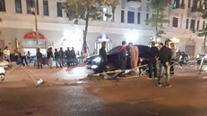 Hiện trường vụ tai nạn.