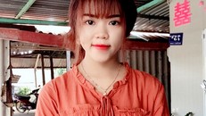 Nữ sinh Huỳnh Mỹ Tiên. Ảnh: Trường Hà.