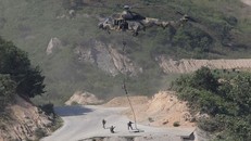 Trực thăng KUH-1 Surion bay trong cuộc tập trận chung Mỹ-Hàn Quốc tại Hàn Quốc năm 2015. Ảnh: Chung Sung-Jun.