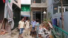 Hiện trường vụ tai nạn.