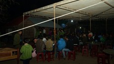 Gia đình đang tổ chức tang lễ cho nạn nhân