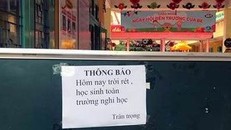 Các em học sinh ở Lạng Sơn thông báo được nghỉ học. (Ảnh: TL)