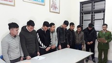 Nhóm đối tượng bị bắt giữ.