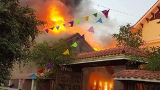 Hiện trường vụ cháy.