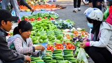Giá thực phẩm tại Hà Nội tăng cao sau Tết