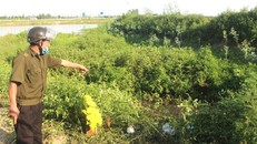 Khu vực rãnh nước - nơi phát hiện thi thể anh Đ. nằm tử vong. Ảnh: VTC News