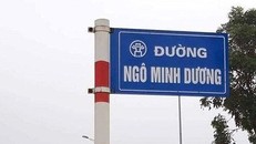 Sở VHTT Hà Nội yêu cầu tháo dỡ tên đường tự phát Ngô Minh Dương
