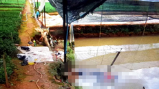 Phát hiện thi thể đôi nam nữ ôm chặt nhau dưới hồ