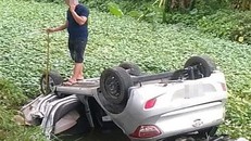 Hiện trường vụ tai nạn.