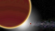 Ảnh đồ họa mô tả ngoại hành tinh mới được xác định - Nguồn: P. Rubini/A.M. Lagrange