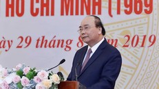 Thủ tướng Nguyễn Xuân Phúc phát biểu. (Ảnh: Thống Nhất/TTXVN)