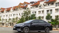 Ngoại thất của xe Corolla Altis.