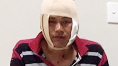 Đại úy Nhiều tại bệnh viện. Ảnh: Zing.vn