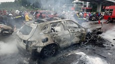 Hiện trường tai nạn.