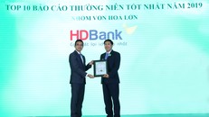 HDBank vào top 10 Doanh nghiệp niêm yết vốn hóa lớn có Báo cáo thường niên xuất sắc nhất