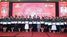 160 thạc sỹ và tiến sỹ xuất sắc trong lĩnh vực khoa học công nghệ, kỹ thuật và y dược đã giành được học bổng của Quỹ Đổi mới sáng tạo Vingroup (VINIF).