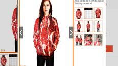 Thời trang in hình thịt heo đang gây sốt.