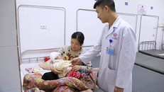 Bé N. đã hồi phục tốt sau phẫu thuật.