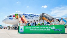 Bamboo Airways chính thức khai thác chuyến bay thương mại đầu tiên bằng Boeing 787-9 Dreamliner