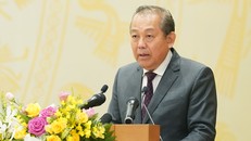 Phó Thủ tướng Trương Hòa Bình phát biểu tại hội nghị. - Ảnh: VGP/Quang Hiếu 