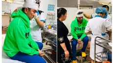 Đàm Vĩnh Hưng nhập viện băng bó vì va phải đạo cụ trang trí sân khấu.