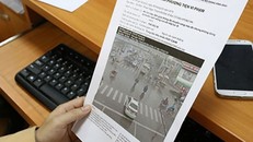 Hình ảnh phương tiện vi phạm được Camera ghi lại 