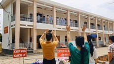 Khu vực cách ly đối với các tiếp viên Vietnam Airlines chuyến bay VN54. - Ảnh: Dân Trí