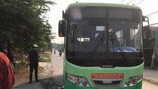 Xe buýt xảy ra vụ việc. - Ảnh: VTC News