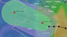 Bão số 2 suy yếu thành áp thấp nhiệt đới trước khi đổ bộ vào đất liền