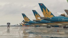 Sân bay Nội Bài thường có mưa dông trong vài ngày gần đây. - Ảnh minh họa: Zing.vn