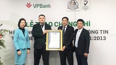 VPBank được cấp chứng chỉ ISO/IEC 27001:2013 về An toàn thông tin