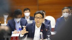 Phó Thủ tướng Vũ Đức Đam phát biểu. (Ảnh: Doãn Tấn/TTXVN)