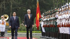 Lễ đón Thủ tướng Malaysia thăm chính thức Việt Nam