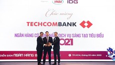 Ứng dụng Techcombank Mobile được vinh danh ‘Sản phẩm dịch vụ sáng tạo tiêu biểu’
