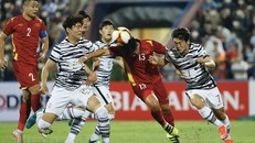 U23 Việt Nam đối đầu U20 Hàn Quốc.