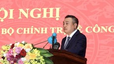 Ông Trần Sỹ Thanh, Phó Bí thư Thành ủy Hà Nội được bầu làm Chủ tịch Ủy ban Nhân dân thành phố Hà Nội nhiệm kỳ 2021-2026. (Ảnh: TTXVN)