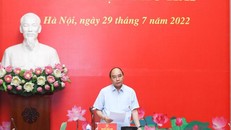 Chủ tịch nước Nguyễn Xuân Phúc phát biểu chỉ đạo.