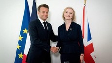 Tổng thống Pháp Emmanuel Macron và Thủ tướng Anh Liz Truss. (Nguồn: Reuters)