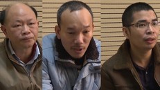 3 trong số 14 đối tượng bị bắt giữ vì nhận hối lộ.